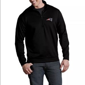 New England Patriots Black Embroidered Pullover